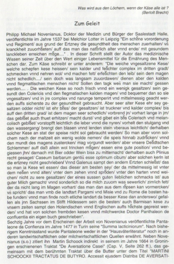Pantaleone da Confienza, zum Geleit